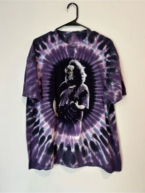 Sundog Jerry Garcia May The Four Winds Blow You Safely Home 3XL Purple T-shirt